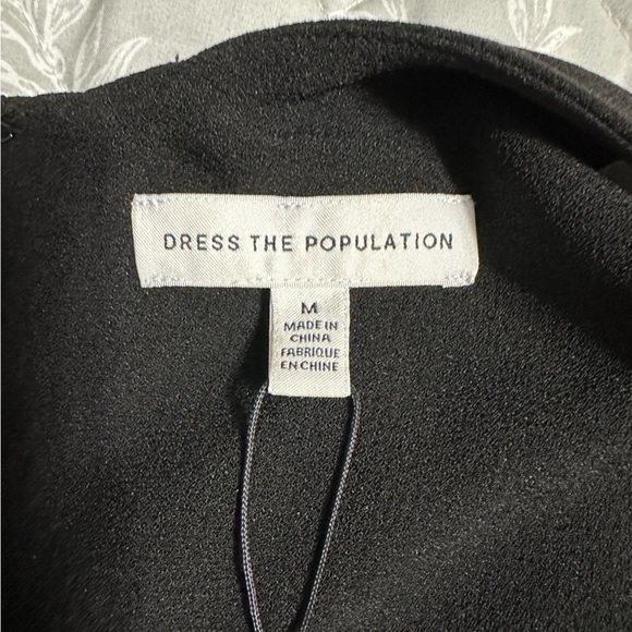 Dress The Population Iris High Slit Evening Gown, Size Medium (v) - Picture 9 of 14